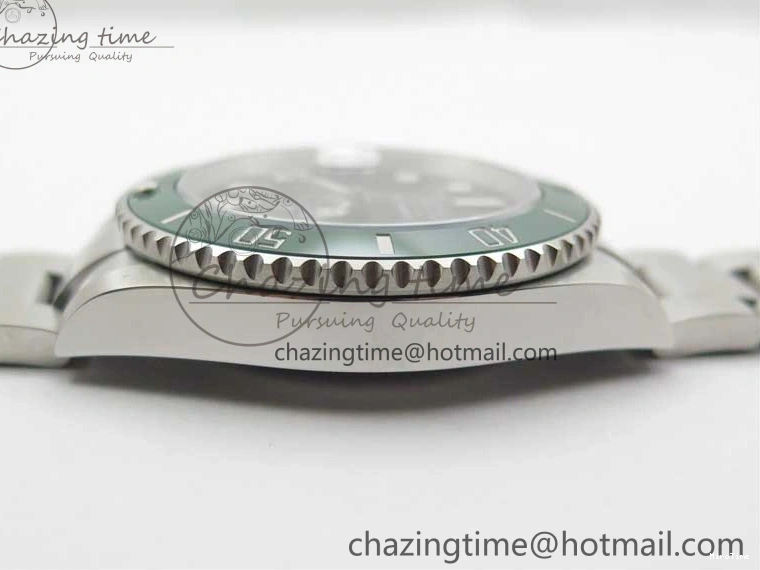 MiroTime 0701 Bold Submariner 41mm 126610 LV Kermit EWF Black Dial on SS Bracelet A 2765